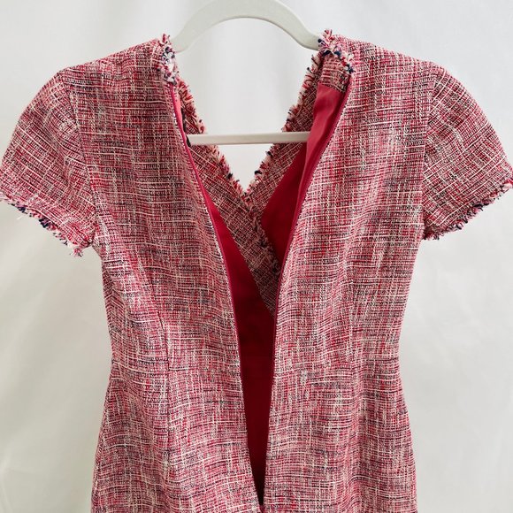 Banana Republic Pink Tweed Midi Dress - Picture 11 of 11